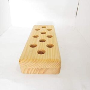 Bowl banger stand holder organization, 10mm 14mm 18mm bubble cap tray, pipe slide storage, wood display, Banger Bud