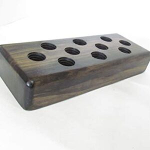 Bowl banger stand holder organization, 10mm 14mm 18mm bubble cap tray, pipe slide storage, wood display, Banger Bud