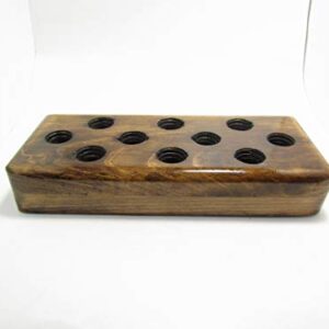 Bowl banger stand holder organization, 10mm 14mm 18mm bubble cap tray, pipe slide storage, wood display, Banger Bud