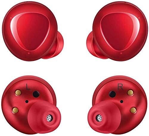 Samsung Galaxy Buds+ R175N True Wireless Earbud Headphones - Red (Renewed)