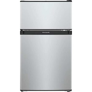 frigidaire 3.1 cu. ft. compact refrigerator in silver mist