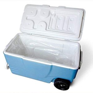 Plastic Cooler Liner – Disposable Cooler Liner – Grizzly Plastic Cooler Liner 3 Pack – BPA Free Cooler Insert Liner for Fishing, Camping, BBQ – 60 Qt. Ice Chest Liner by Allinliner