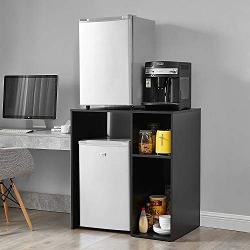 Yak About It Mini Fridge Dorm Station - Black