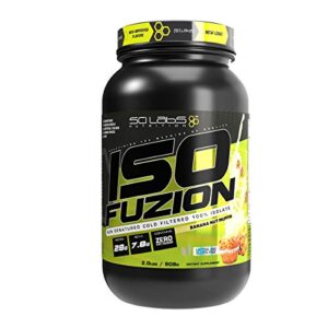 Iso Fuzion 100% Whey Isolate by Scilabs Nutrition | 28g Non Denatured Protein Powder, Banana Nut MuffinFlavor, 2lb