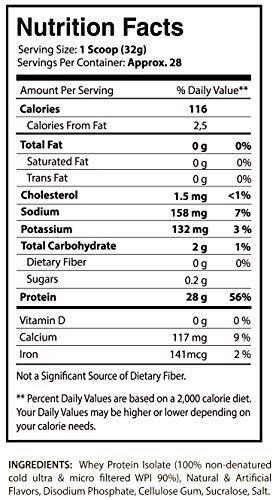 Iso Fuzion 100% Whey Isolate by Scilabs Nutrition | 28g Non Denatured Protein Powder, Banana Nut MuffinFlavor, 2lb