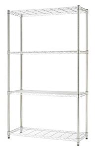 trinity 4 tier stainless steel wire shelving max weight 635kg