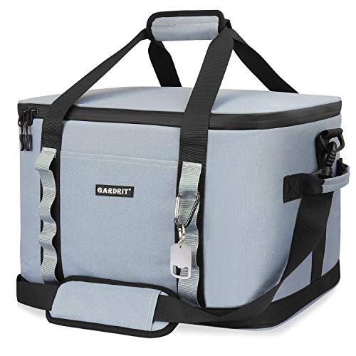 GARDRIT 16/30/60 Can Large Cooler Bag - Collapsible Insulated Lunch Box, Leakproof Cooler Bag Suitable for Camping, Picnic& Beach (39L)