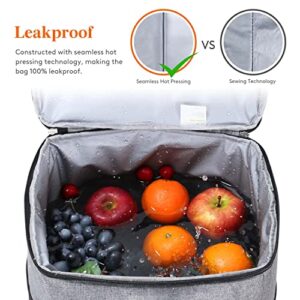 Lifewit Soft Cooler Bag 60-Can Lightweight Portable Cooler Tote Single Layer
