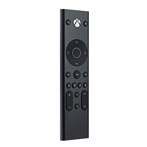 PDP Universal Gaming Media Remote Control for Xbox Series X|S, Xbox One, Officially Licensed for Microsoft Xbox, Motion Activated Backlight, Compact Navigation Toggle, Battery Optimized