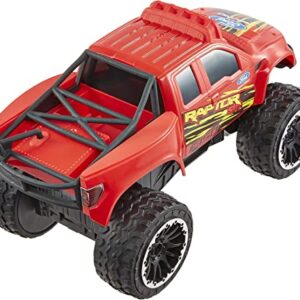 Hot Wheels RC Red Ford F-150, Full-Function Remote-Control Toy Truck, Large Wheels & High-Performance Engine, 2.4 Ghz with Range of 65Ft