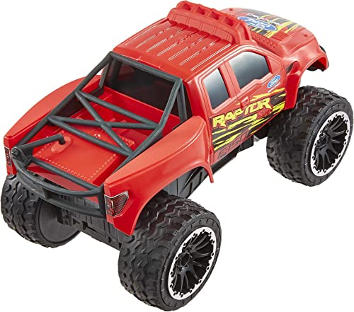 Hot Wheels RC Red Ford F-150, Full-Function Remote-Control Toy Truck, Large Wheels & High-Performance Engine, 2.4 Ghz with Range of 65Ft