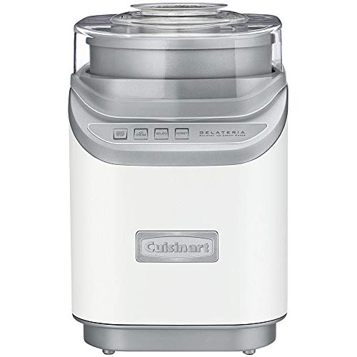 Cuisinart ICE-60WP1 Cool Creations Ice Cream Maker White Bundle with 1 YR CPS Enhanced Protection Pack