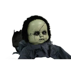 Haunted Hill Farm 43 in. Animatronic Doll, Indoor/Outdoor Halloween Decoration, Color 5