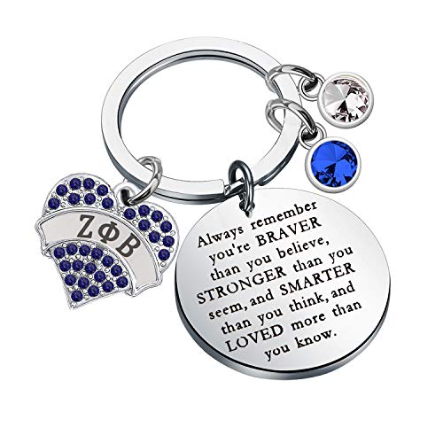 WSNANG Finer Women Keychain Greek Sorority Gift (ZB KC)