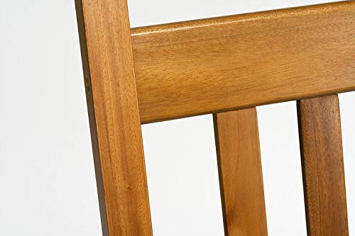 Woodlawn&Home Mission Style Rocking Chair, Natural Hardwood 100040,