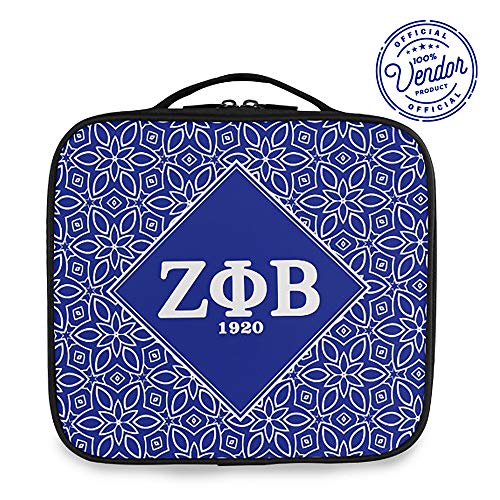 Bad Bananas Zeta Phi Beta Sorority - Makeup Organizer, Storage Bag, Cosmetic Case - Large Hard Case - Official Vendor