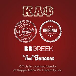 Bad Bananas Kappa Alpha Psi - 1911 Crest - Official Vendor - Crew Neck Shirt - Cardinal XX-Large