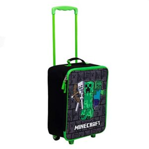 Bioworld MINECRAFT Rolling Luggage, 14" Pilot Case