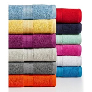 Tommy Hilfiger Modern American Solid Hand Towel, 16 X 26 Inches, 100% Cotton 574 GSM (Raspberry Rose)