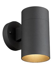 ken & ricky outdoor wall light, exterior wall sconce, outside wall light fixtures with matte black for porch garage patio doorway entryway house -1 pack
