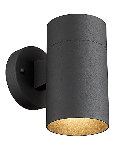 Ken & Ricky Outdoor Wall Light, Exterior Wall Sconce, Outside Wall Light Fixtures with Matte Black for Porch Garage Patio Doorway Entryway House -1 Pack