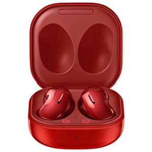 Samsung Galaxy Buds Live, True Wireless Earbuds with Active Noise Cancelling (Wireless Charging Case Included) - Bulk Packaging - Mystic Red