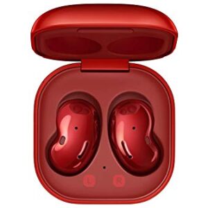 Samsung Galaxy Buds Live, True Wireless Earbuds with Active Noise Cancelling (Wireless Charging Case Included) - Bulk Packaging - Mystic Red