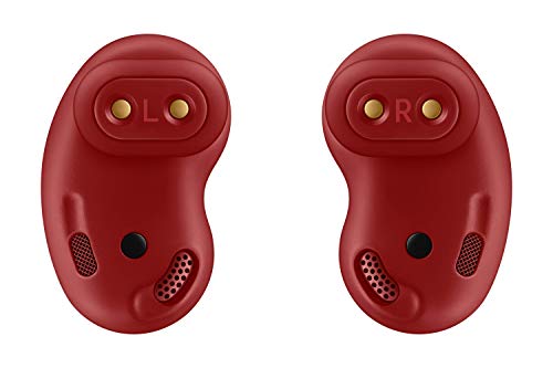 Samsung Galaxy Buds Live, True Wireless Earbuds with Active Noise Cancelling (Wireless Charging Case Included) - Bulk Packaging - Mystic Red