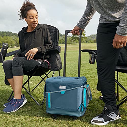 Coleman SPORTFLEX Soft Cooler with 4way Stretch Mesh Pockets, Expandable Active Stretch Side Pockets, Cooler Bag, Soft Sided Cooler, Insulated Lunch Bag, Camping Cooler