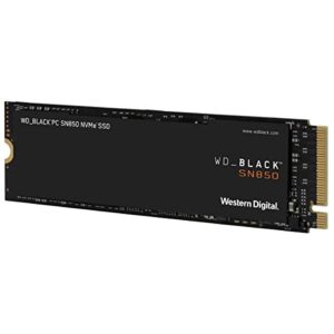 wd black sn850 m.2 nvme ssd, pcie gen 4.0, 1tb, up to 7,000 mb/s read and 5,300 mb/s write