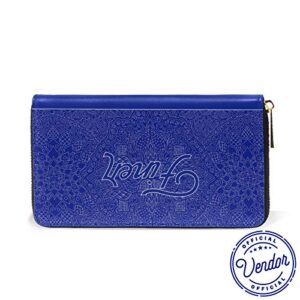 BBGreek Zeta Phi Beta Paraphernalia - Vegan Leather Zip Wallet - Sorority Gifts for Women - Official Vendor