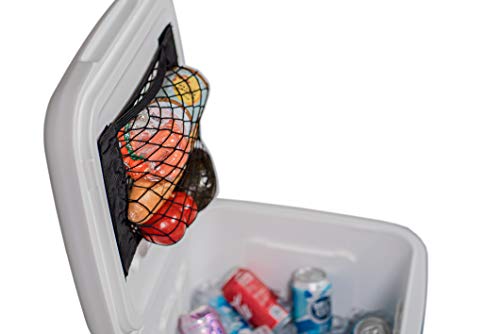 Cooler Net for Dry Storage and Organization - Compatible with Yeti, Coleman, Igloo, Lifetime, Pelican, Canyon Ice Chests - Compatible w/Cooler Lights, Wheel Kits, Tailgating Accessories, Camping Gear