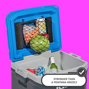 Cooler Net for Dry Storage and Organization - Compatible with Yeti, Coleman, Igloo, Lifetime, Pelican, Canyon Ice Chests - Compatible w/Cooler Lights, Wheel Kits, Tailgating Accessories, Camping Gear