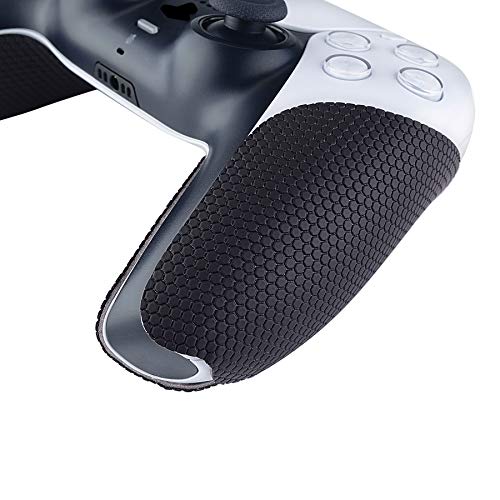 eXtremeRate PlayVital Anti-Skid Sweat-Absorbent Controller Grip for ps5 Controller, Professional Textured Soft Rubber Pads Handle Grips for ps5 Controller