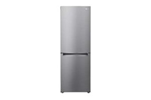 lg lrbnc1104s 24" bottom freezer refrigerator with 10.8 cu. ft. capacity, door cooling+, smart inverter compressor, tempered glass shelves, digital controls, printproof™ finish, energy star® qualified