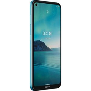 Nokia 3.4 | Android 10 | Unlocked Smartphone | 2-Day Battery | US Version | 3/64GB | 6.39-Inch Screen | Triple Camera | Fjord Blue