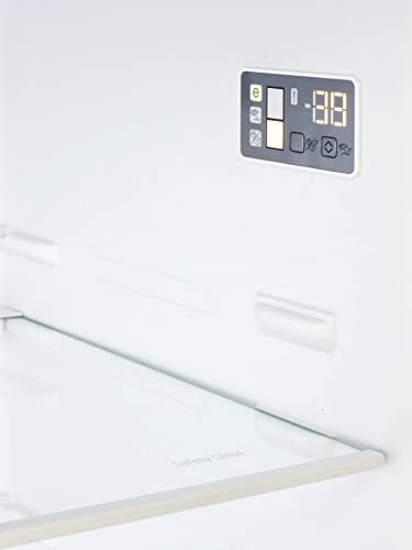 Summit FFBF241W 24 Bottom Freezer Refrigerator with 11.35 cu. ft. Capacity Crisper Drawer Ultra Quiet Operation in White