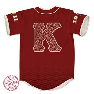 Bad Bananas Kappa Alpha Psi - Baseball Jersey - Big K - Nupe 1911 - Official Vendor - Jerseys - 2XL