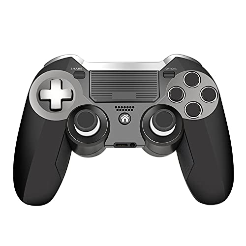 PS4 Elite Wireless Controller with Back Paddles,Dual Vibration Elite PS4 Modded Game Controller for Play Station 4 with Speaker and 3.5mm Audio Headphone Jack