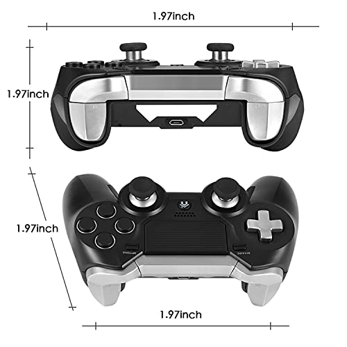 PS4 Elite Wireless Controller with Back Paddles,Dual Vibration Elite PS4 Modded Game Controller for Play Station 4 with Speaker and 3.5mm Audio Headphone Jack