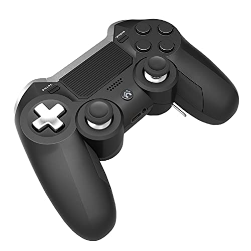 PS4 Elite Wireless Controller with Back Paddles,Dual Vibration Elite PS4 Modded Game Controller for Play Station 4 with Speaker and 3.5mm Audio Headphone Jack