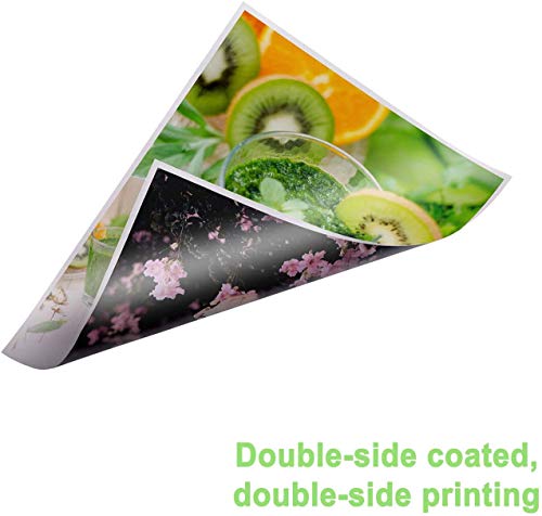 Koala Hot Thermal Laminating Pouches 3 mil 11.5x17.5 Inches and Double-Side Glossy Inkjet Photo Paper Total 155 Sheets