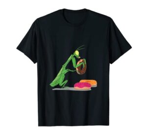 praying mantis prefers to eat donuts t-shirt