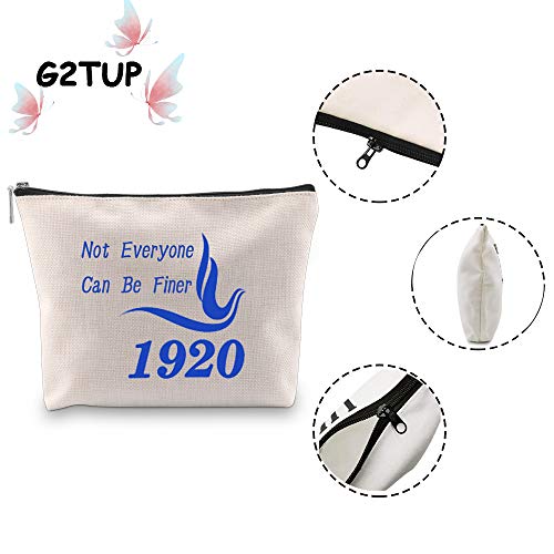 G2TUP Blue and White Dove Cosmetic Pouch Not Everyone Can Be Finer Greek Sorority Makeup Bag(Dove)