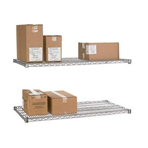 Regal Altair Chrome Wire Shelving |Pack of 2 Shelves| Heavy Duty NSF Storage Shelves (24''W x 48''L)