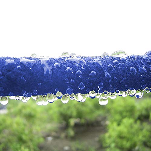 H2O WORKS Garden Flat Soaker Hose 1/2 in x 25ft,More Water Leakage, Heavy Duty Metal Hose Connector Ends, Perfect Delivery of Water,Garden Flower Bed and Vegetable Patch,Landscaping, Savings 80% Water