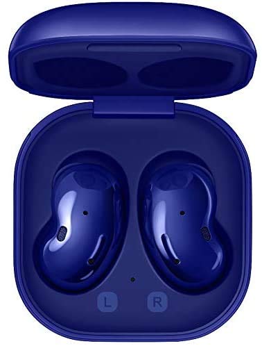 Samsung Galaxy Buds Live (ANC) Active Noise Cancelling TWS Open Type Wireless Bluetooth 5.0 Earbuds for iOS & Android, International Model - SM-R180 (Mystic Blue - Limited Edition) (Renewed)