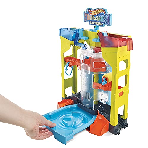 Hot Wheels Mattel Stunt & Splash Car Wash Playset