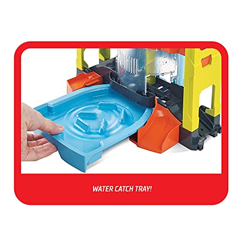 Hot Wheels Mattel Stunt & Splash Car Wash Playset