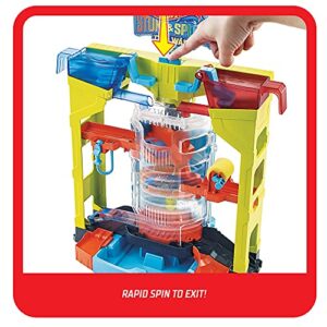 Hot Wheels Mattel Stunt & Splash Car Wash Playset